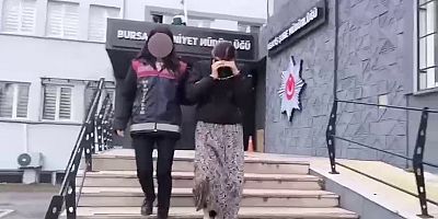 Bursa'da kadın hırsız baza altında yakalandı