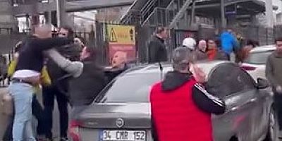Bursa'da kaza sonrası arbede!