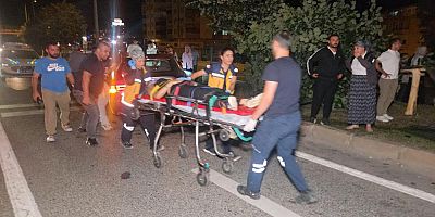Bursa’da kazadan kaçarken başlarına gelmedik kalmadı!