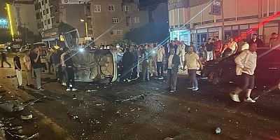 Bursa'da kırmızı ışık faciası; 1’i ağır 5 yaralı