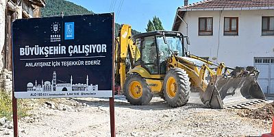 Bursa’da kırsal mahallelere hizmet; Su sorunu çözülüyor