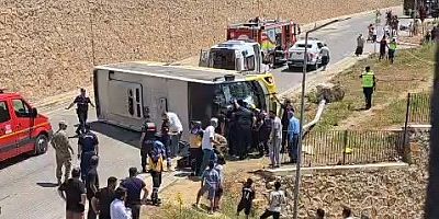 Bursa’da kontrol çıkan halk otobüsü bu hale geldi
