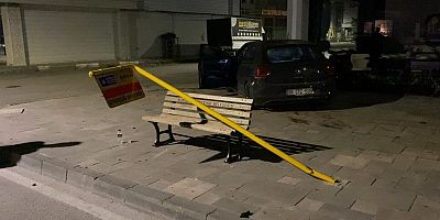 Bursa’da kontrolden çıkan araç bu hale geldi
