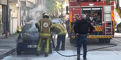 Bursa'da korku dolu dakikalar; Alev alev yandı
