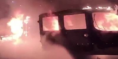 Bursa'da korku dolu dakikalar; Alevler sıçradı...