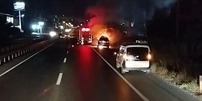 Bursa'da korku dolu dakikalar; Alevler yükseldi...