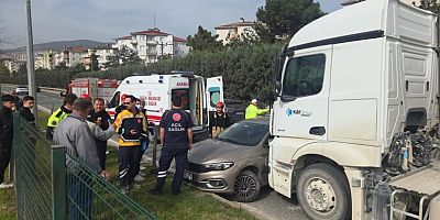 Bursa'da korku yaratan kaza; 50 metre sürüklendi...