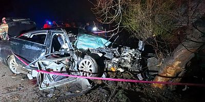 Bursa'da korkunç kaza; 2 ölü, 2 yaralı