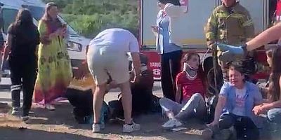 Bursa'da korkunç kaza; Çok sayıda yaralı var...