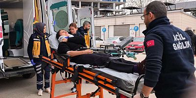 Bursa'da korkutan kaza;  2 kişi yaralandı