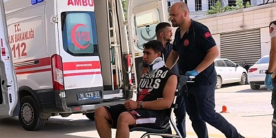 Bursa’da korkutan kaza; Lastiği patlayan araç şarampole uçtu