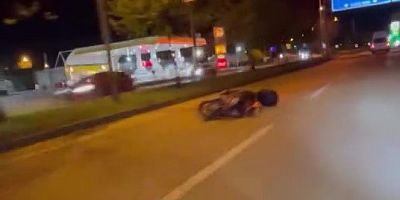 Bursa’da korkutan motosiklet kazası