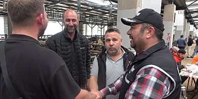 Bursa'da kurban pazarında hem eğlenceli hem de bilgilendirici anlar!