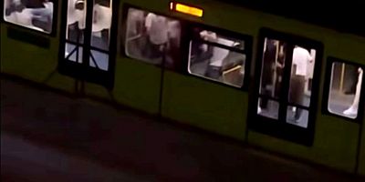 Bursa'da metro istasyonunda kavga!