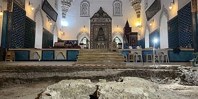 Bursa'da Muradiye Camii'nde 600 yıl sonra ortaya çıkan sürpriz!