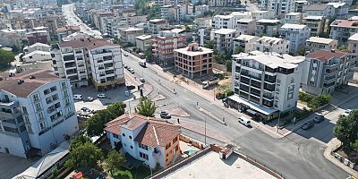 Bursa'da o cadde böyle yenilendi!