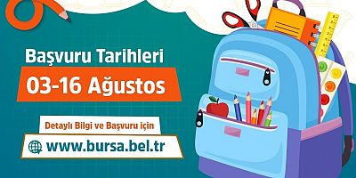 Bursa’da öğrencilere kırtasiye desteği başvuruları başladı!