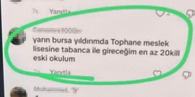 Bursa’da okula saldırı hazırlığında olan şüpheli yakalandı!
