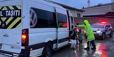 Bursa'da okulun ilk günü servisler denetlendi!