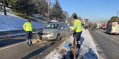 Bursa'da ortalık karıştı; Zincirleme kaza...