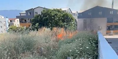 Bursa’da otluk alanda korkutan yangın