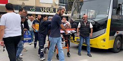 Bursa’da otobüsün çarptığı yaşlı kadın ağır yaralandı!