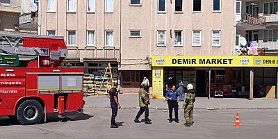 Bursa'da panik anları; O bina boşaltıldı...