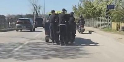 Bursa’da patenli gençler tehlike saçtı!