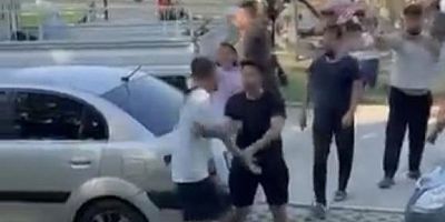 Bursa'da piknik yapan iki aile birbirine girdi