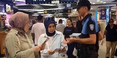 Bursa'da polis iş başında; Halk tek tek bilgilendiriliyor...