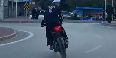Bursa'da polis yeleği giydi, trafiği birbirine kattı!