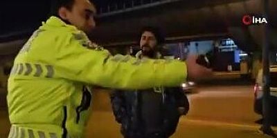 Bursa'da polisi görünce aracı park edip yürüyerek kaçmak istedi