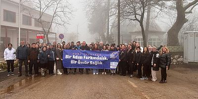 Bursa’da sağlıklı yaşam için yürüyüş düzenlendi!