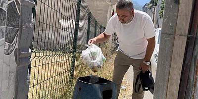 Bursa'da serveti çöpe attı; Herkes seferber oldu...