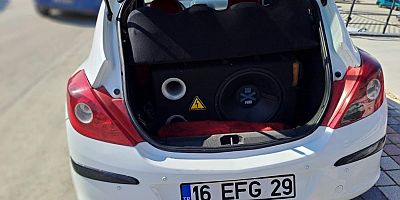 Bursa'da ses sistemi taktı cezadan kaçamadı!