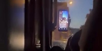 Bursa'da sorumsuz özel halk otobüsü şoförü herkesin canını tehlikeye attı!