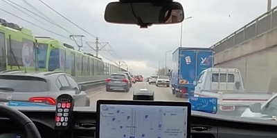 Bursa’da sürücülerden takdir toplayan hareket