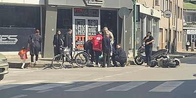 Bursa’da sürücünün zor anları!