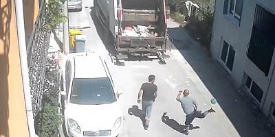 Bursa'da temizlik işçilerinin eğlenceli anları