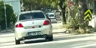 Bursa'da trafiği tehlikeye atan hareketler