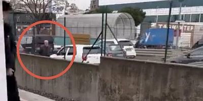 Bursa'da trafiğinde korku dolu anlar!