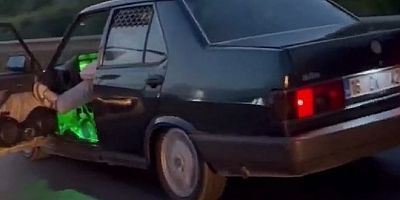 Bursa’da trafikte bu şekilde ilerledi, gözaltına alındı!
