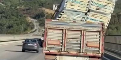 Bursa'da trafikte korkutan görüntü!