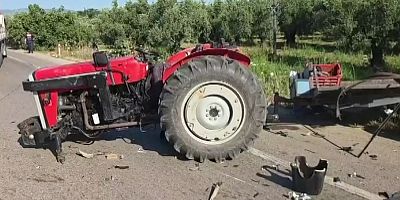 Bursa’da traktör kazası: Yaşlı çift yaralandı
