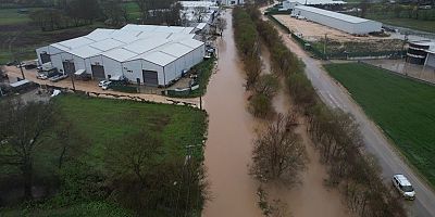 Bursa’da Ürünlü Deresi taştı!
