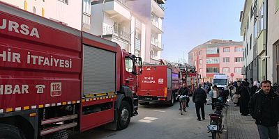Bursa'da yangın paniği!