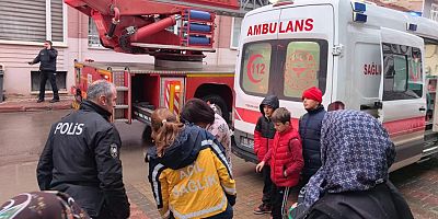 Bursa'da yangın şoku; Çocuklar böyle kurtarıldı