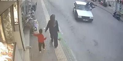 Bursa'da yayaya göz göre göre çarptı!