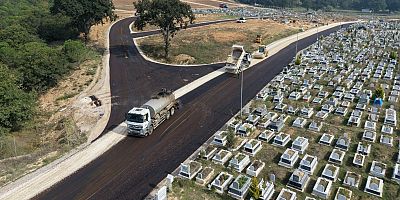 Bursa'da yollar yenilenmeye devam ediyor