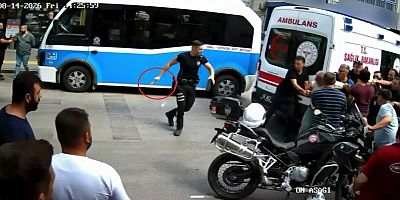 Bursa’da yunus polisinin soğukkanlı hareketi faciayı önledi